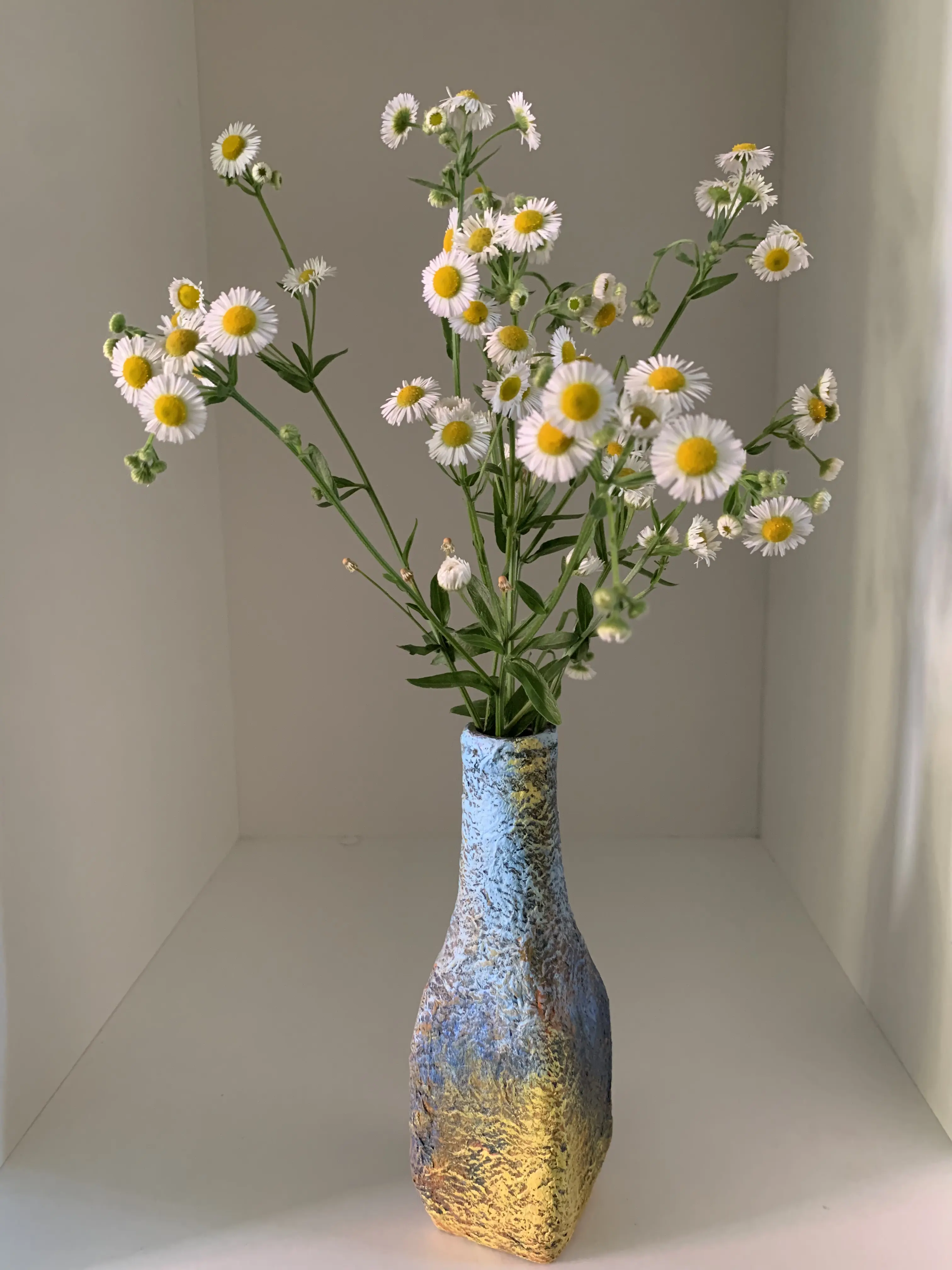 Lavender Mood Papier-Mache Vase