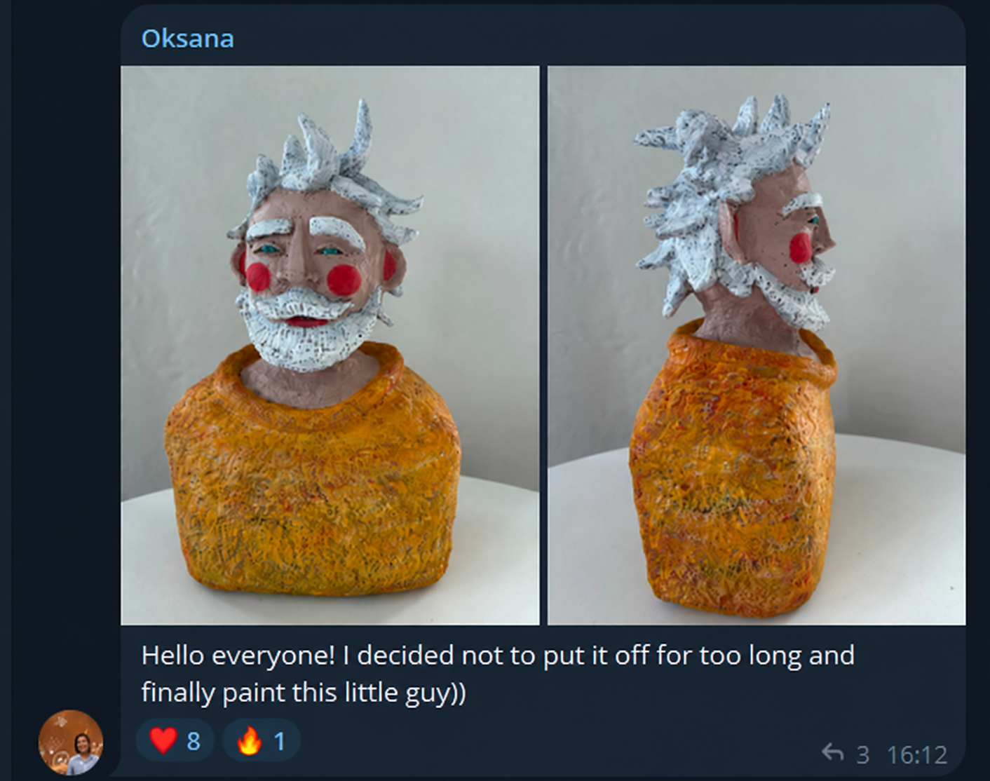 Student Paper Mache review and result 10