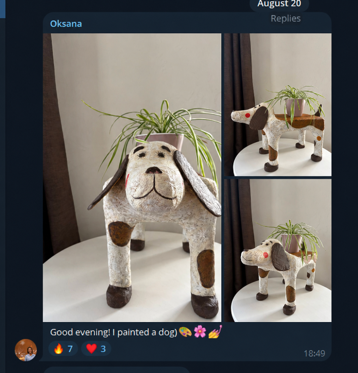 Student Paper Mache review and result 5